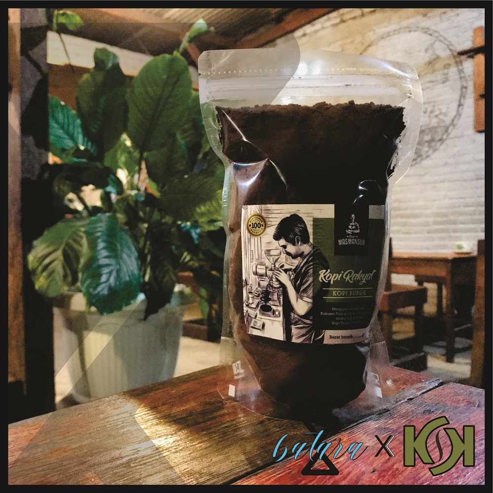 

Kopi bubuk dan biji robusta rakyat kopikopen 250gr