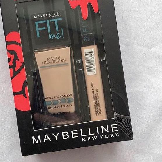 Maybelline Fit Me 2in1 Poleress / Maybelline Vivid Vampire Foundation Concealer