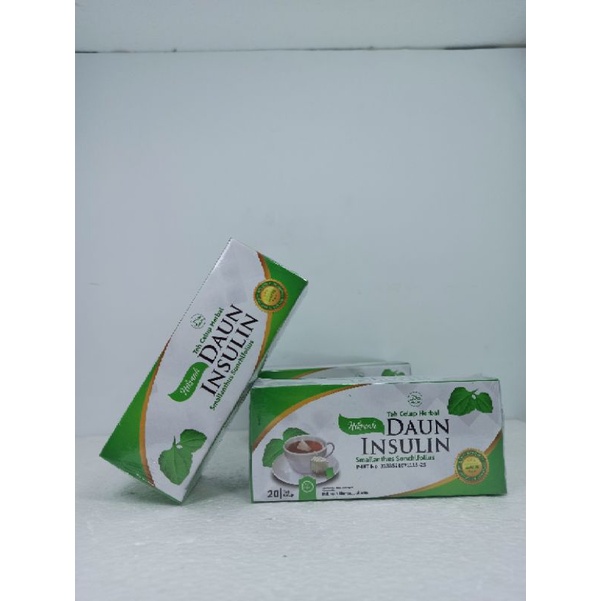 teh celup insulin Hikmah diabetes 100% Alami  Isi 20 pcs