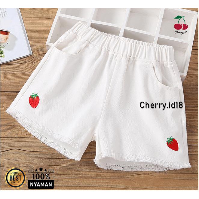 Cherry COD Celana Pendek Anak Perempuan / Hotpen Anak Perempuan Love CP02