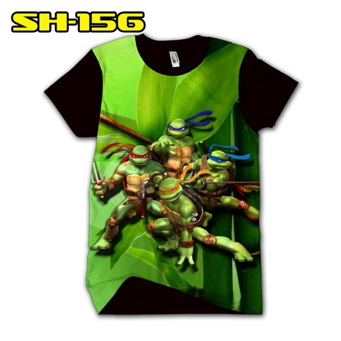 Kaos Turtles Kura kura Ninja TMNT Baju Kura Ninja