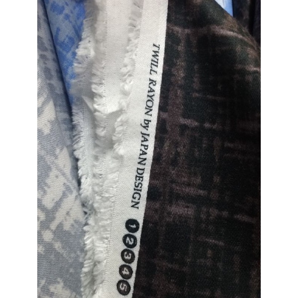 Kain rayon twill/rayon twill japan design