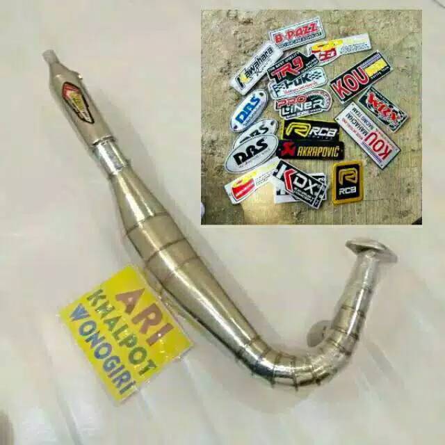 Knalpot rx king kolong croom creampie rcb pdk wrx