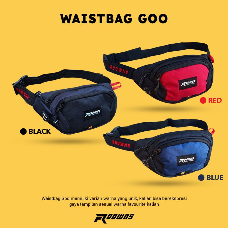 Tas Selempang Waistbag Pinggang Bahu Pria Murah Roowns Go Htm hu