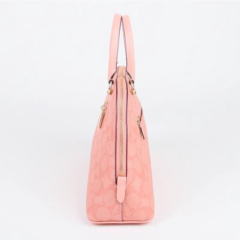 COACH KATY SATCHEL IN SIGNATURE CANVAS (F2558)
