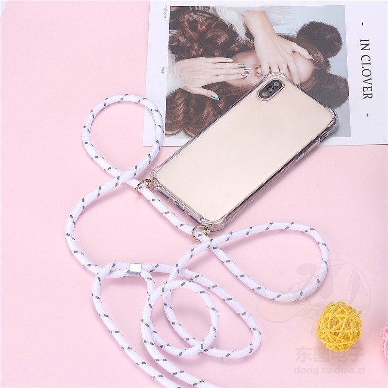 Case Dengan Lanyard Dan Airbag Anti Hilang Untuk Iphone 11 Pro Max Ip6S Ip7 8plus7plus X Xr Xs Max