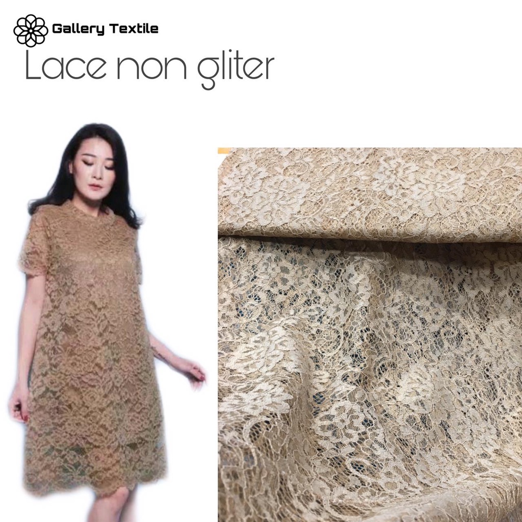 LACE NON GLITER/ LACE/ KAIN LACE/ KAIN BRUKAT