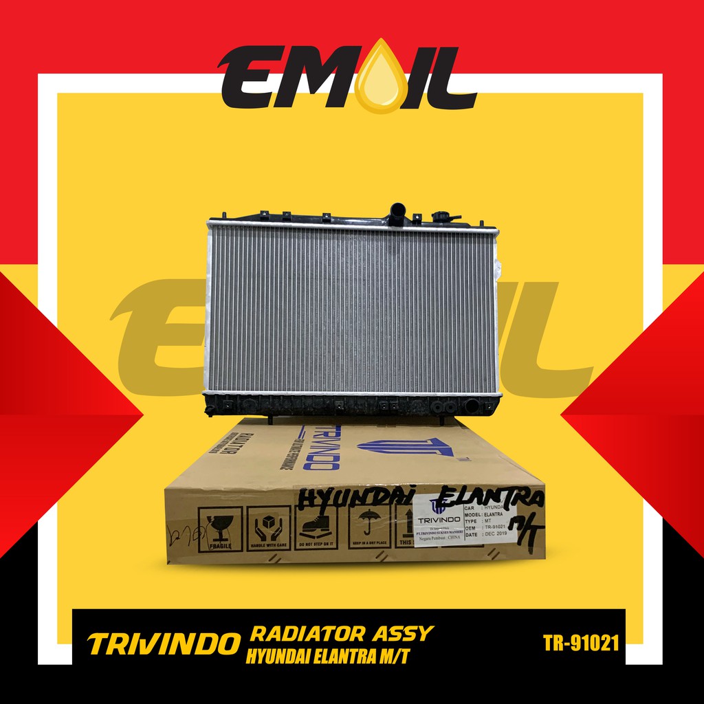 Radiator Assy Hyundai Elantra MT Manual TR-91021 Trivindo