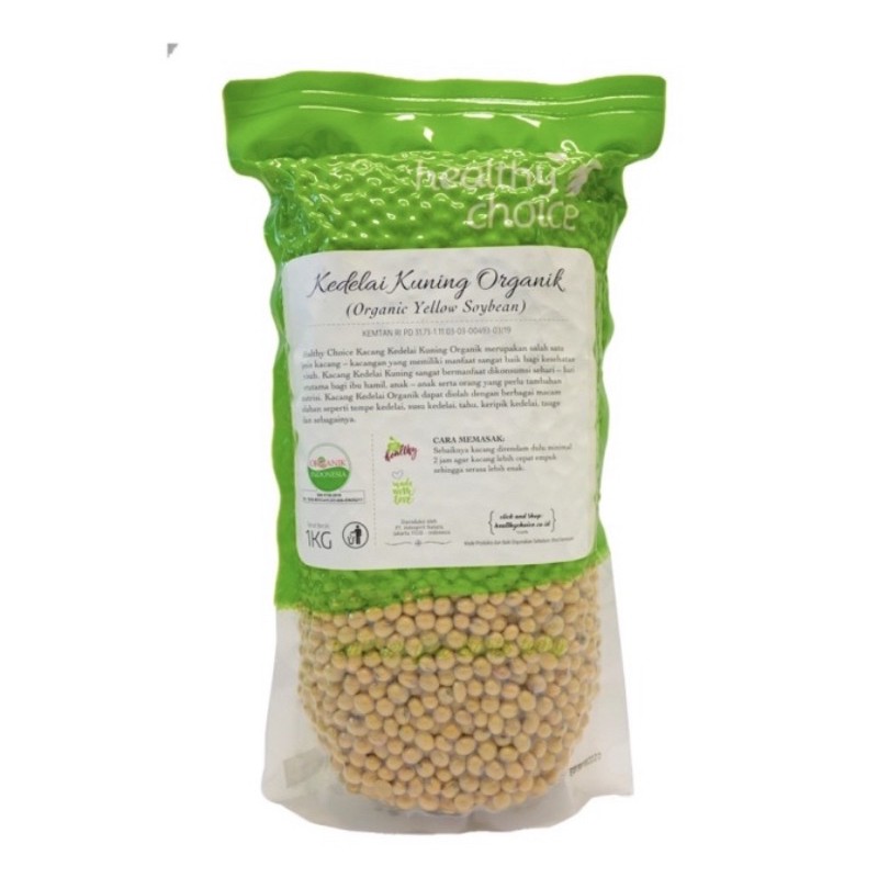 

healthy choice kacang kedelai organik 500 gr