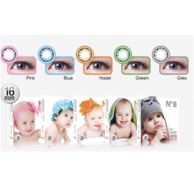 Softlens ICE N8 by exoticon NORMAL ONLY dia 16mm