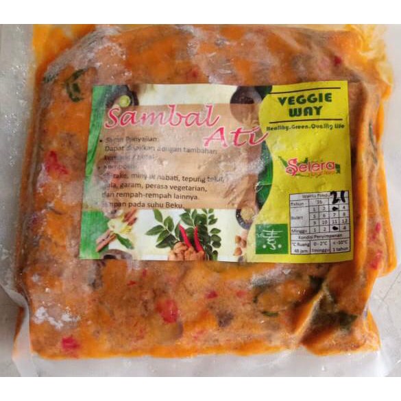 

VEGETARIAN VEGGIE WAY SAMBAL ATI - FROZEN VEGETARIAN FOOD