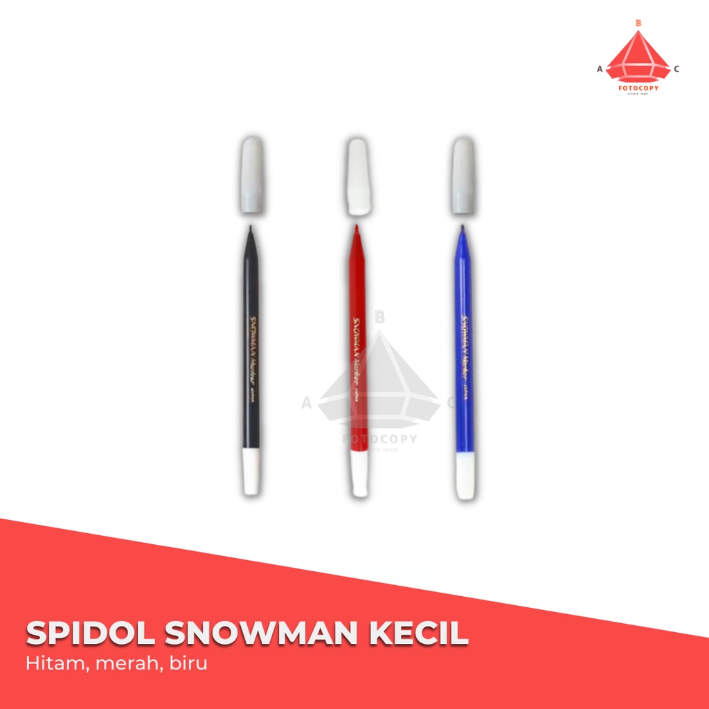 

SPIDOL SNOWMAN KECIL/SNOWMAN MARKER KECIL PW-1A
