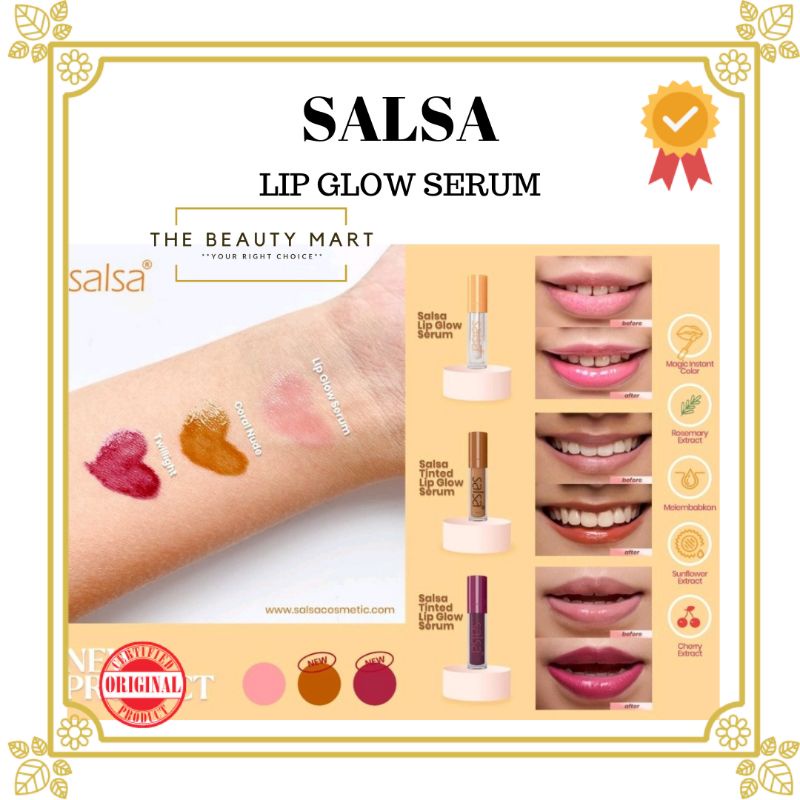 [BPOM] SALSA Lip Glow Serum | Lippie Serum Bibir