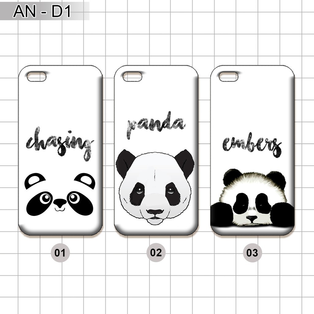 Custom Case Gambar Panda Lucu Semua Tipe Hp