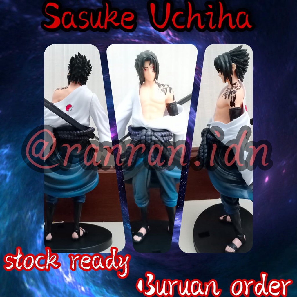 ACTION FIGURE UCHIHA SASUKE/MEDIUM SIZE HIGH QUALITY/SASUKE CURSED MARK