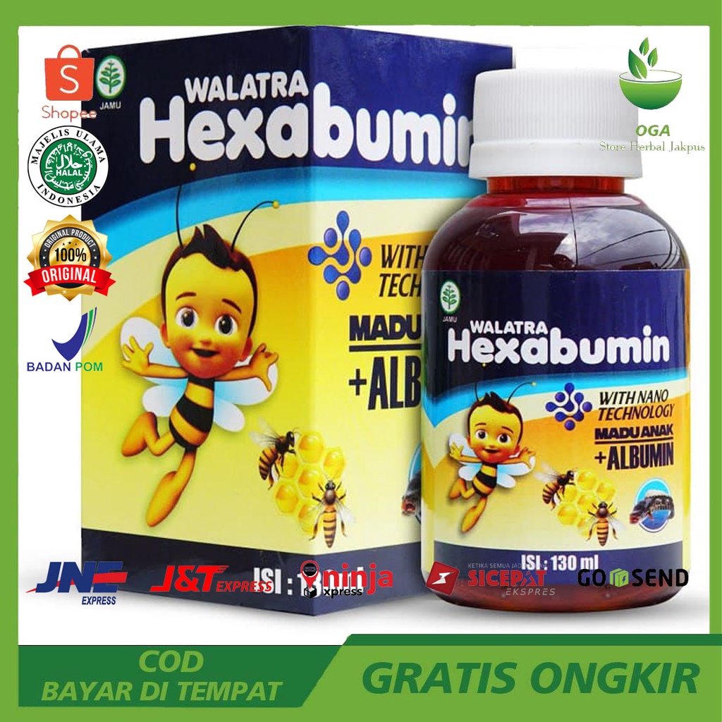 Vitamin Nafsu Makan Anak 1 Tahun - Vitamin Anak Pengganti Gizidat Penambah Nafsu Makan - Hexabumin 1