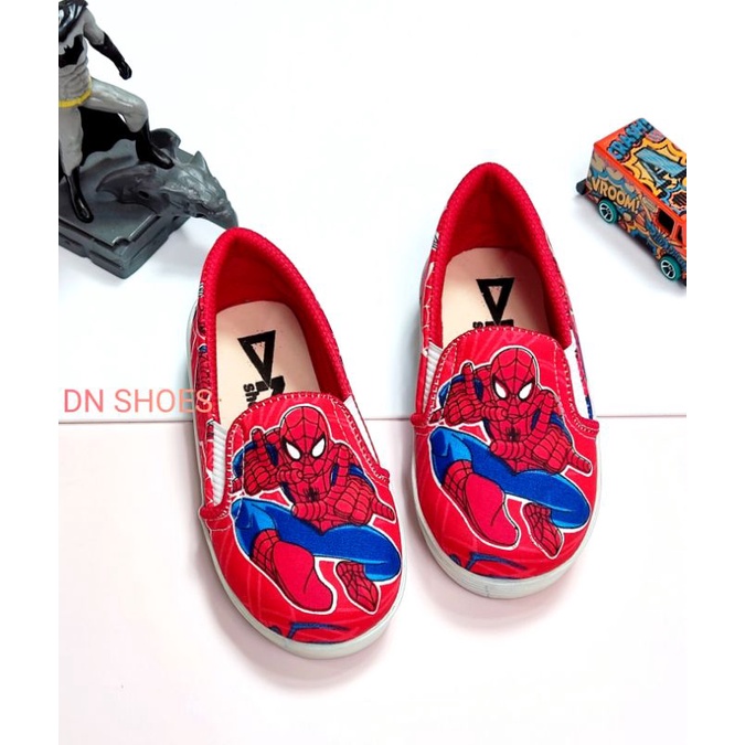 Sepatu Anak Laki-Laki Karakter Laba laba Spiderman Merah