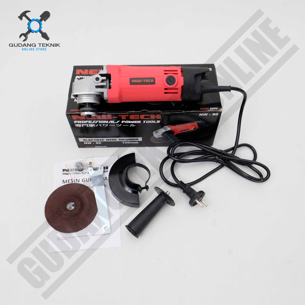 Mesin Gerinda Tangan NEW-TECH NW - 90 - Electric Disc Grinder Newtech