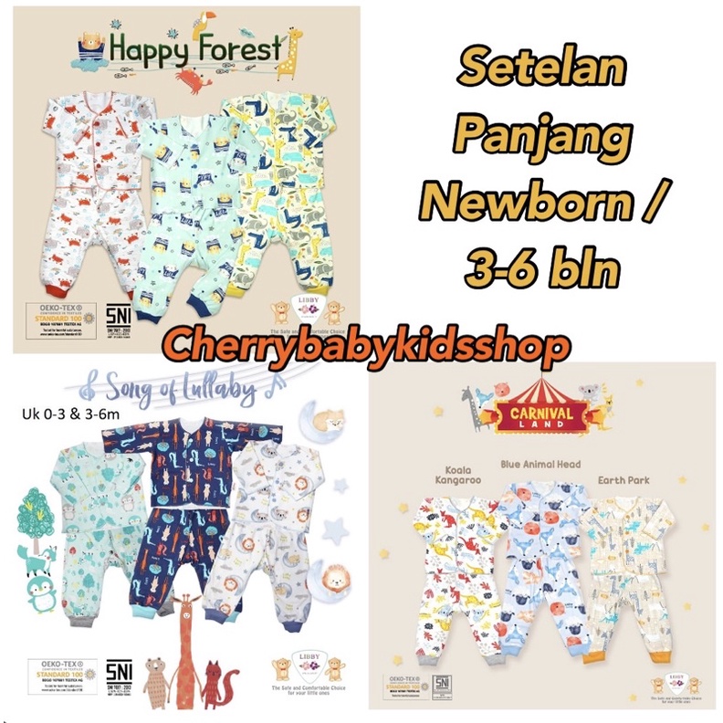 Setelan Panjang Aruchi Libby Bonbinzoo Newborn 3-6m Pointelle Piyama Bayi Piyama Bayi Murah CBKS