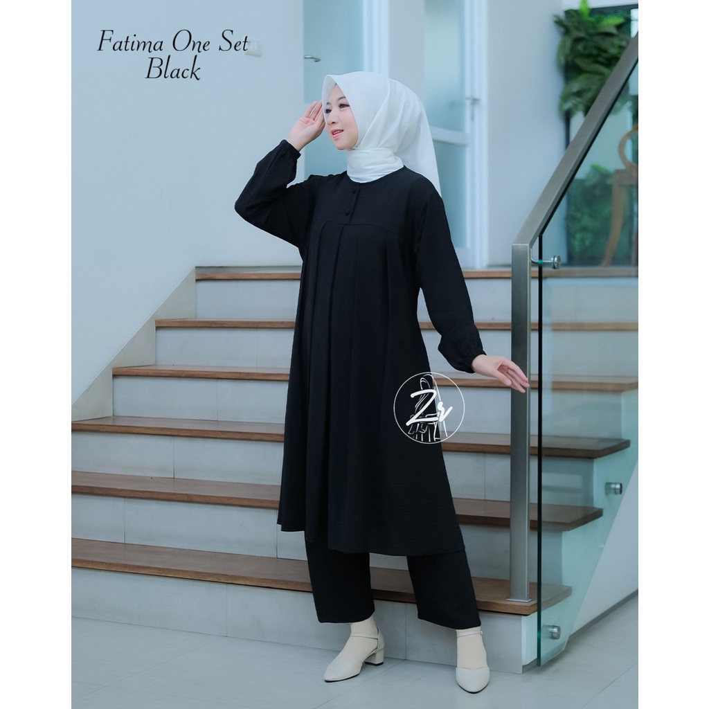 FATIMA DESPINA ZR TUNIK MIX CELANA KRINGKEL REMPEL ONE SET TERBARU NYAMAN