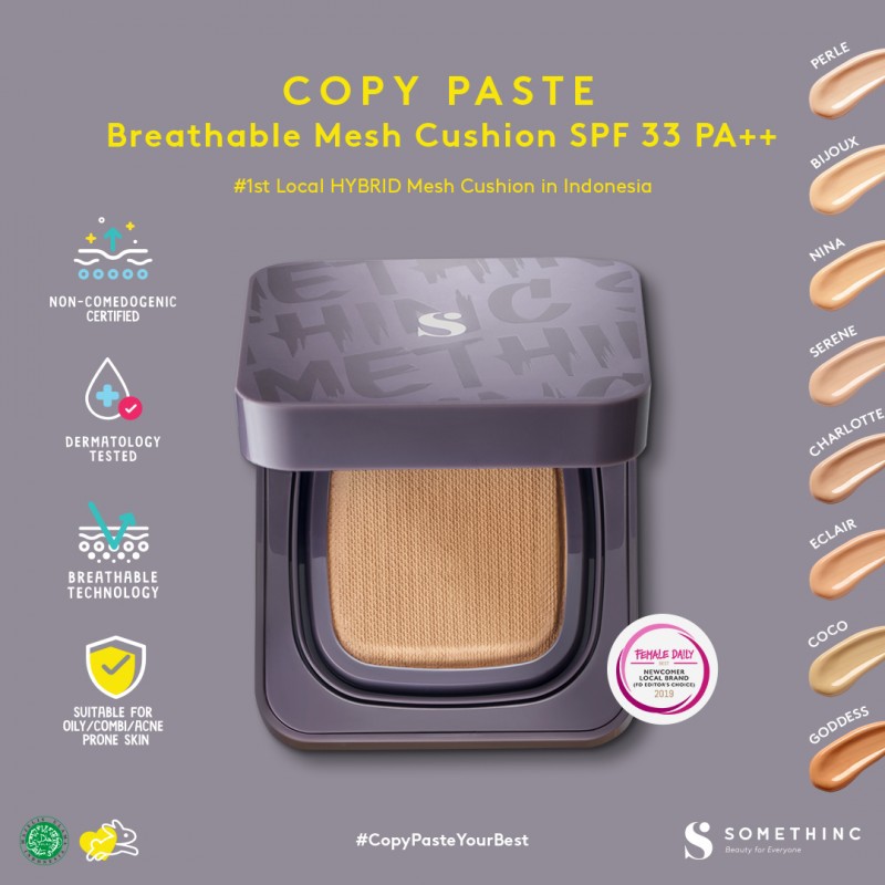 

SOMETHINC (REFILL) COPY PASTE BREATHABLE MESH CUSHION SPF 33 PA++