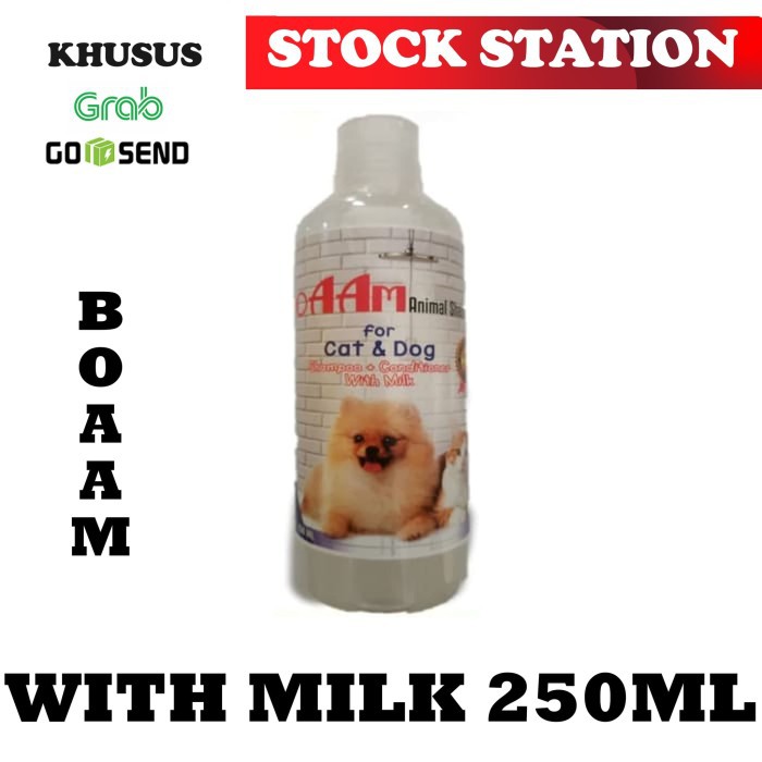 Shampoo BOAAM Conditioner With Milk 250ml (GRAB/GOSEND)