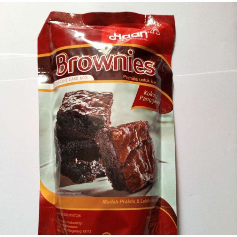 

HAAN Brownies Premiks Kukus / Panggang Pouch 230 Gr