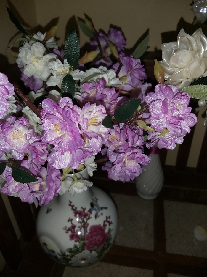 Af04 Artificial Flower Cherry Blossom Bunga Sakura Dekorasi Unik Cantik