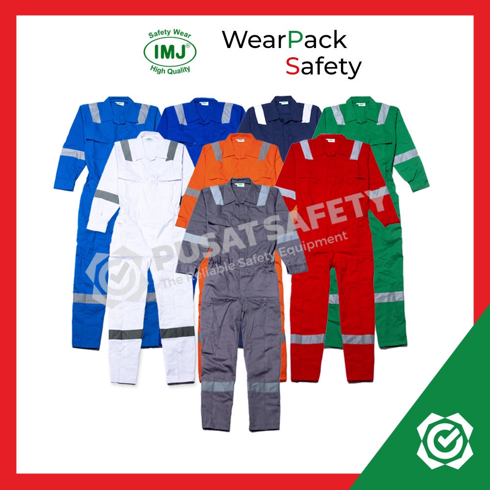 Wearpack Coverall Safety Baju Seragam Kerja Proyek IMJ M-2XL