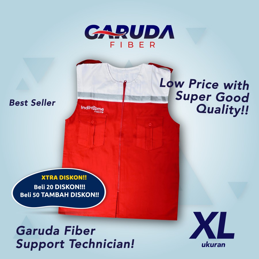 Seragam Telkom IndiHome (ROMPI) UK XL