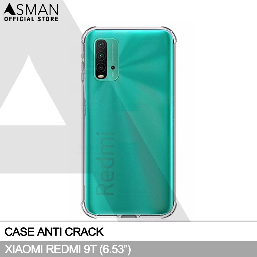 Anti Crack Xiaomi Redmi 9T (6.53&quot;) | Softcase Anti Bentur - Clear