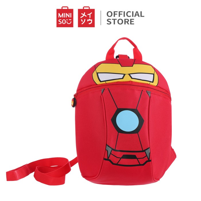 Miniso Tas Ransel Anak Anti Hilang Marvel 2.0 Marvel Collection - Iron Man
