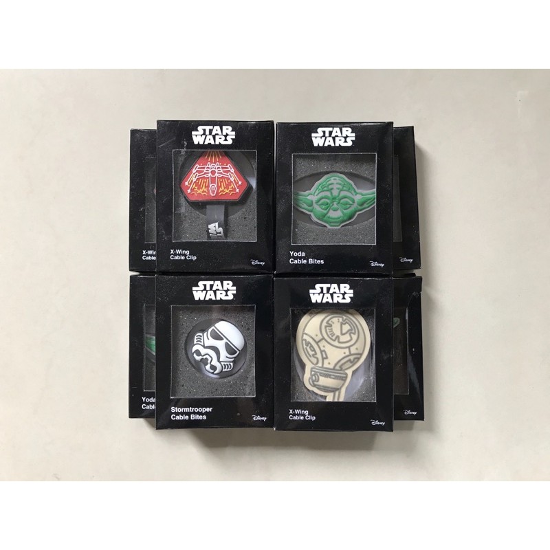 STAR WARS CHARACTERS CABLE BITES / CABLE CLIP