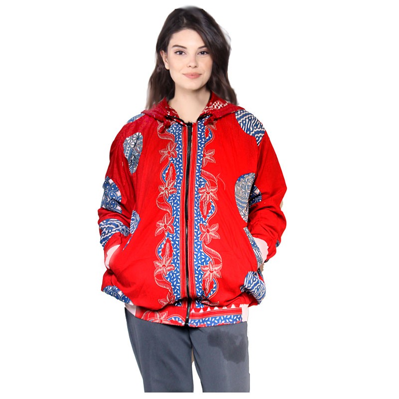 Beli 1 Dapat 2 Motif Jaket Hoodie Batik Bomber Premium