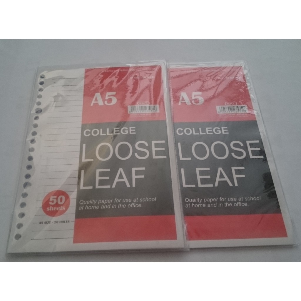 

Isi Binder Kertas Loose Leaf A5 Kiky