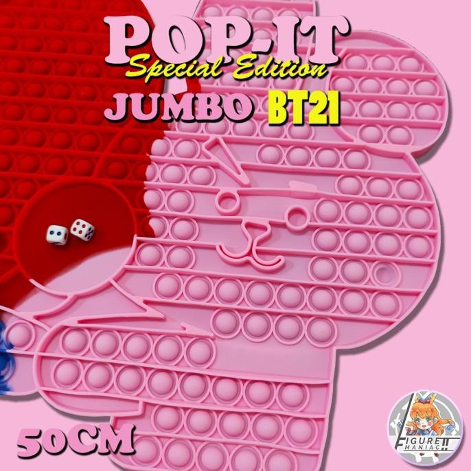IT JUMBO BTS POP Anak 50 CM DICE Mainan POP BT21 IT