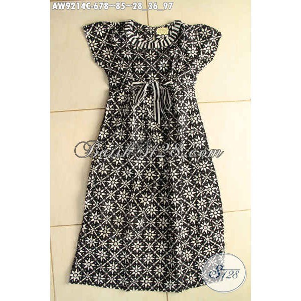 Baju Batik Anak Perempuan Kekinian Desain Trendy Motif Terbaru Tampil Gaya Size Umur 678 Aw 9214 C