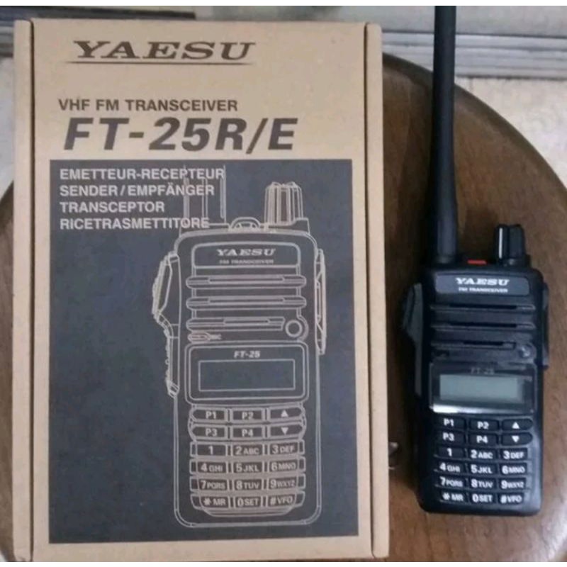 HT YAESU FT-25R VHF ORI YAESU FT 25 FT25 VHF RESMI