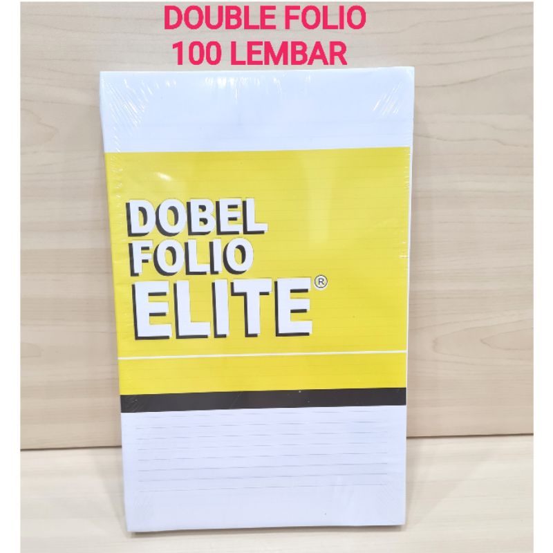 

Kertas Double Folio Bergaris 100 Lembar