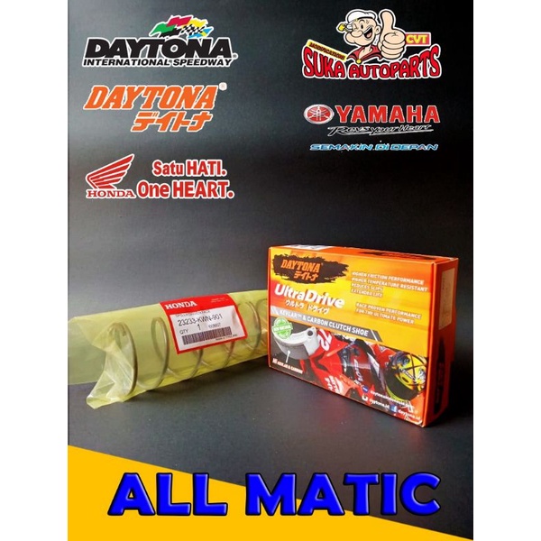 PAKET UPGRADE CVT PER CVT HONDA PCX THAILAND + KAMPAS GANDA ORIGINAL DAYTONA