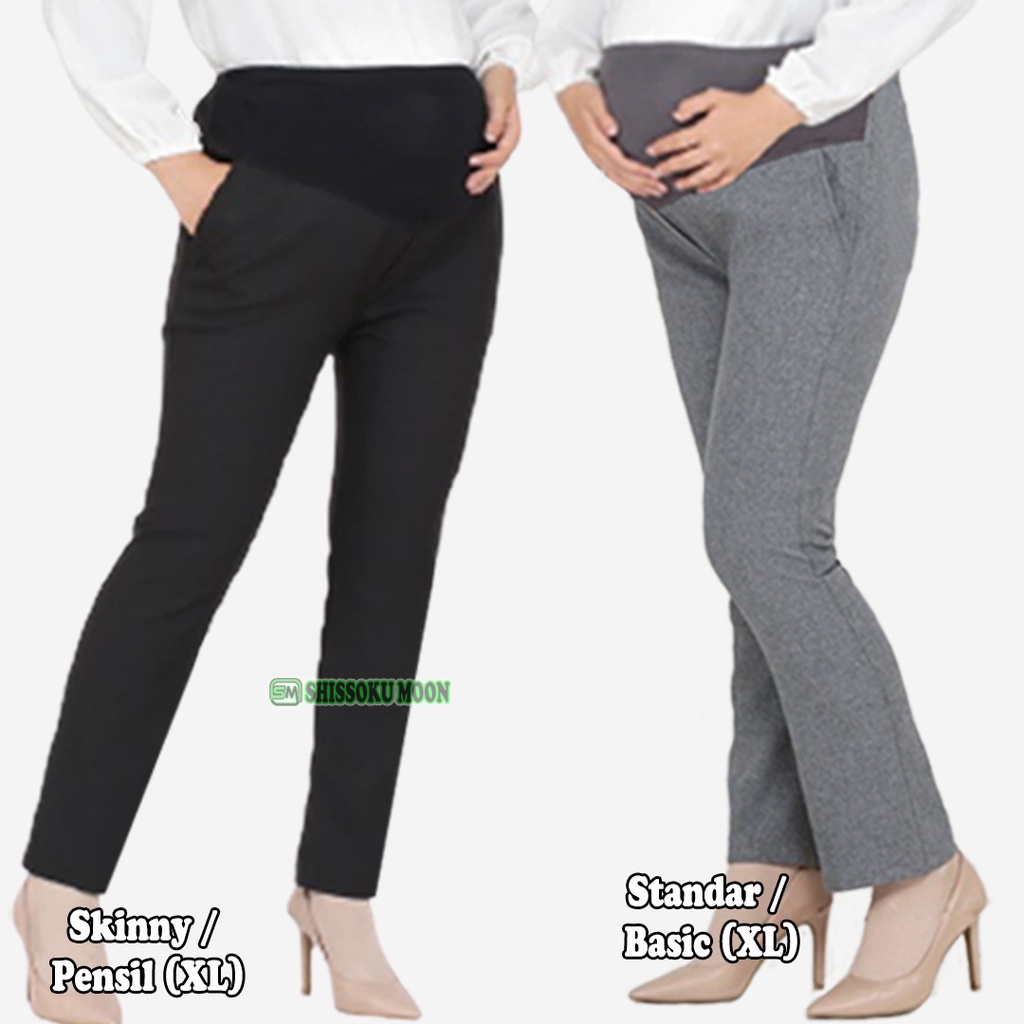 Celana Hamil Kerja Kantor Formal Model Standar Dan Pensil Bahan Premium Tebal