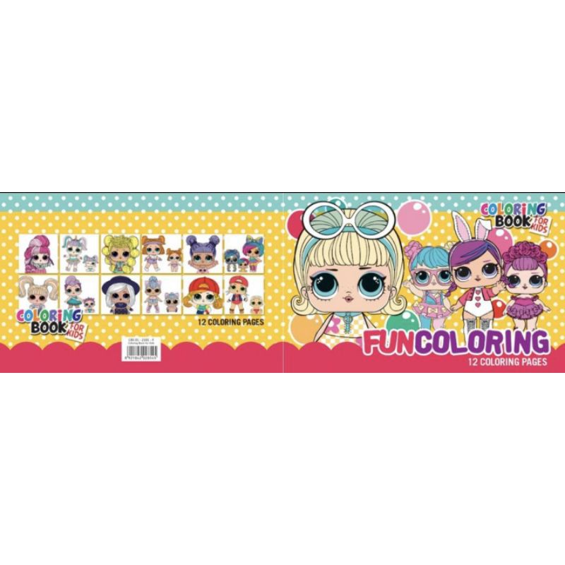 buku mewarnai anak/DRAWING BOOK-LOL KECIL