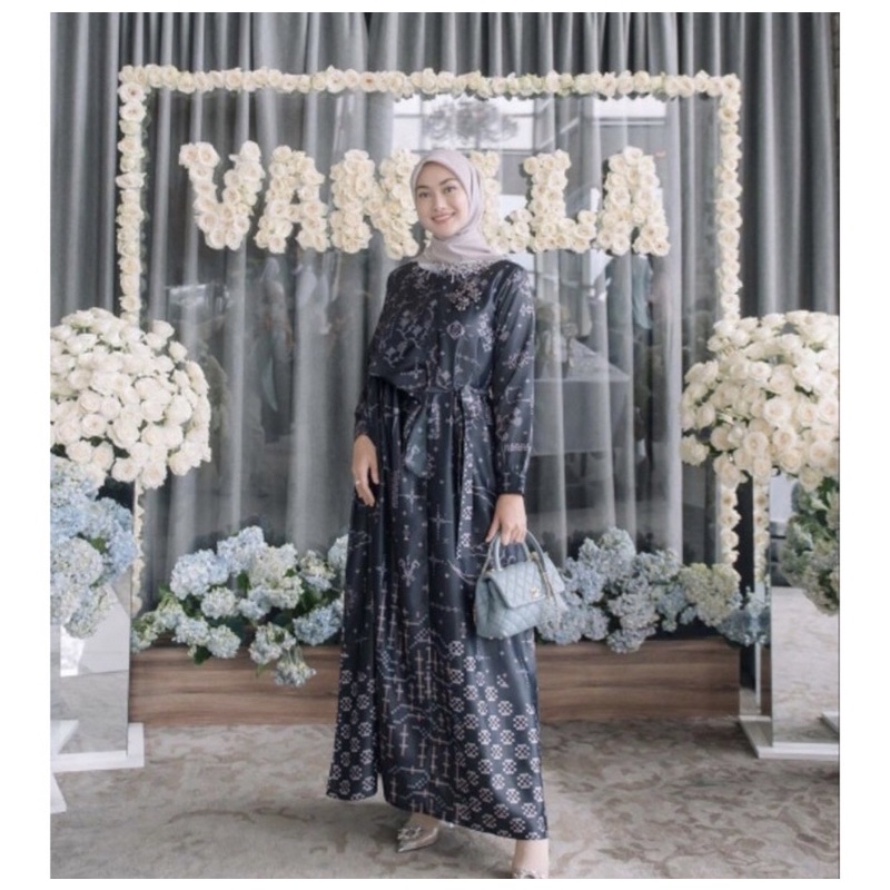 semesta dress Vanilla hijab