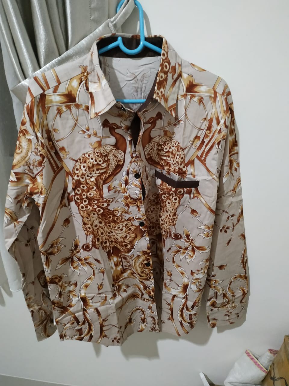 Keja Batik Kerja Kantor Pria/atasan Pria Lengan Pendek/kemeja Batik Pesta Natal/atasan Pria Murah
