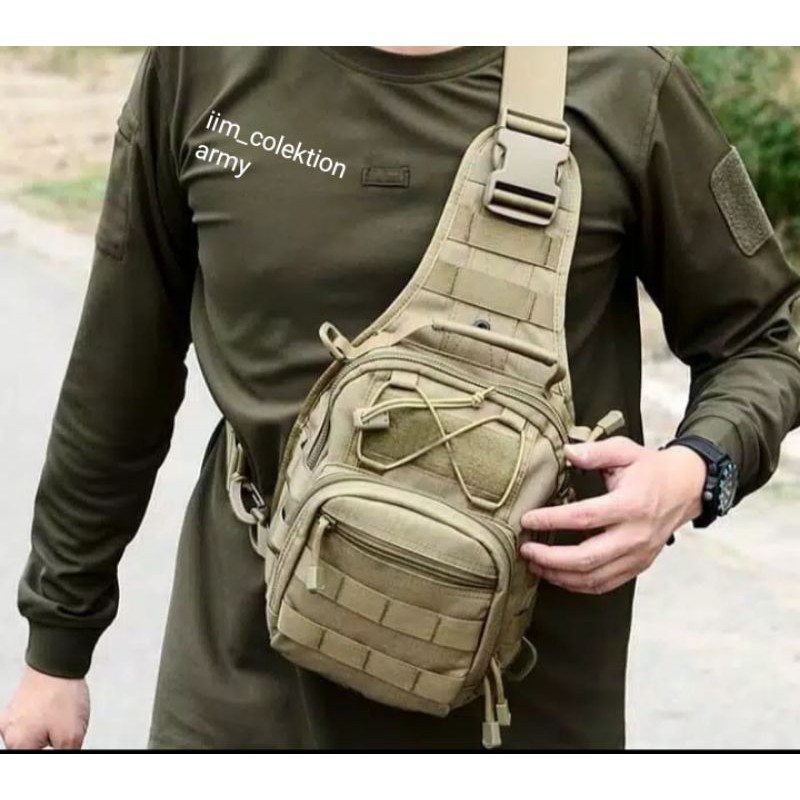 tas selempang army tactical pria