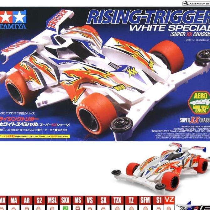 TAMIYA 19619 RISING TRIGGER WHITE SPECIAL