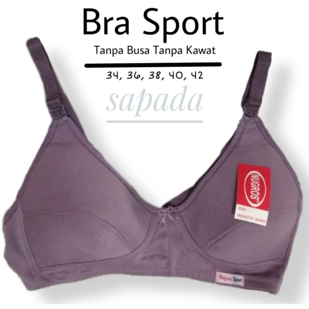 Bra Wanita Atau Bh Wanita Jumbo Big Size Tanpa Kawat dan Tanpa Busa Bra Ukuran 36, 38, 40, 42, 44