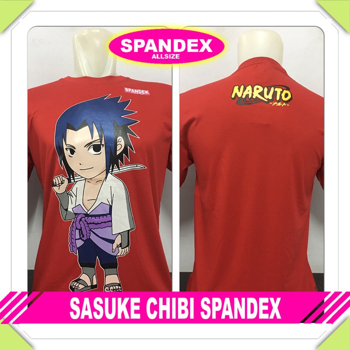 Jual Kaos Baju Distro Kartun Animasi Kaos Kartun Sasuke Chibi Spandex Shopee Indonesia