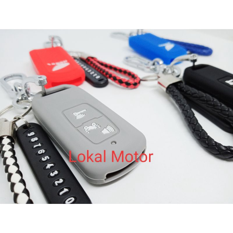 paket gantungan kunci dan silicone sarung remote keyless untuk motor HONDA PCX 160 VARIO 160 ADV 150 2021