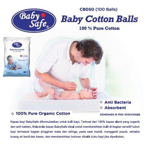 Baby Safe Baby Cotton Balls 100 Balls